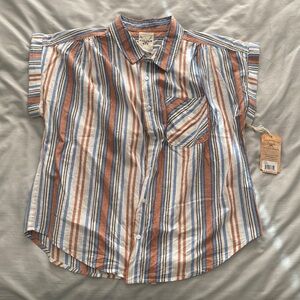 Cotton & Rye Women’s Pocket Short Sleeve Button Up